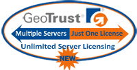 GeoTrust SSL 
Certificates Come With Unlimited Server Licensing